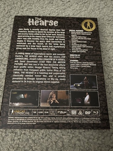 The Hearse Blu-ray w/VSMC Slipcover Vinegar Syndrome OOP - Picture 2 of 5