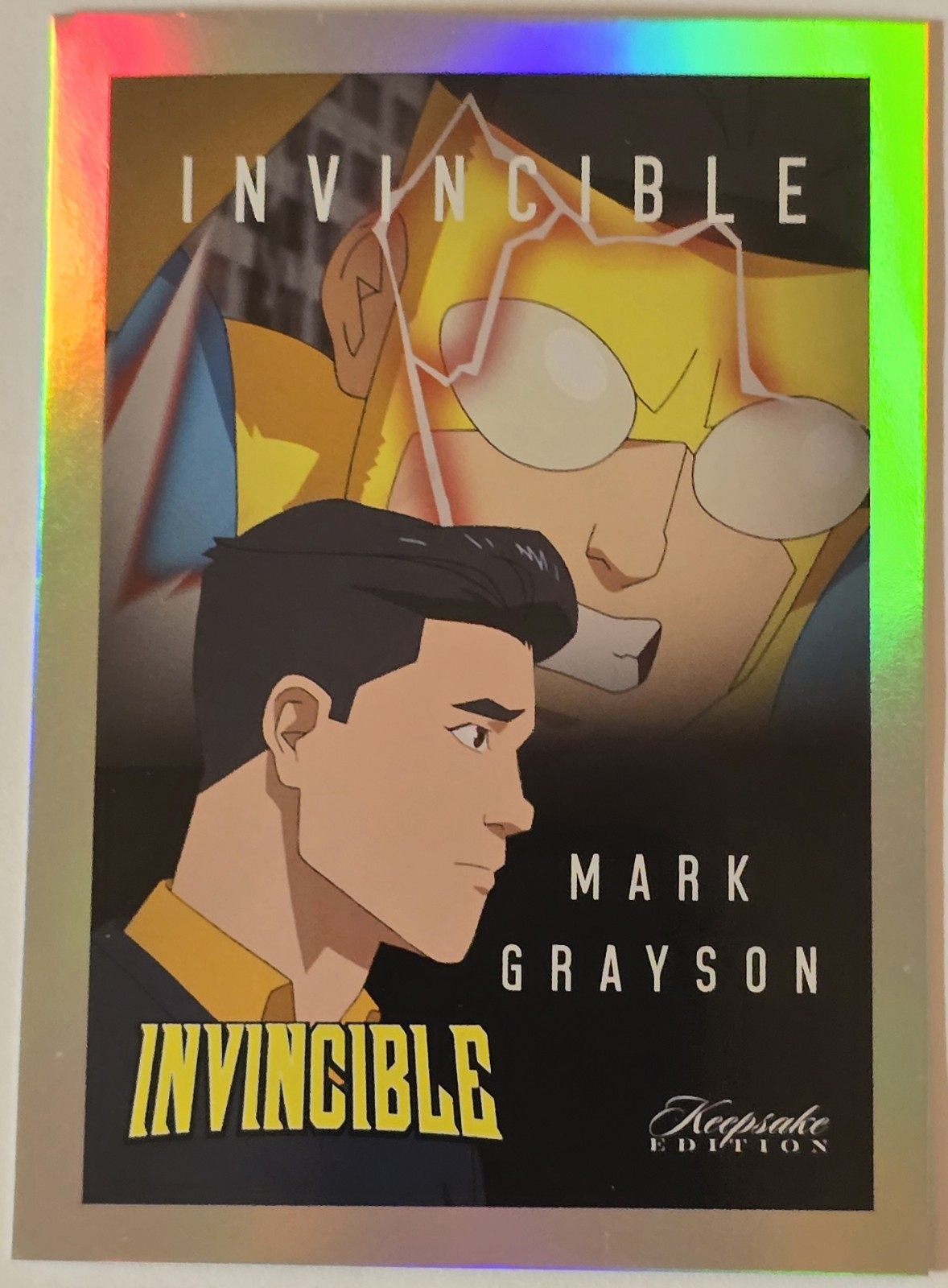 2025 Keepsake Invincible Season 1 #212 Invincible/Mark Grayson Silver FOIL