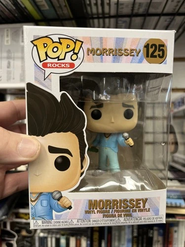 Funko Pop! Rocks Vinyl: Morrissey #125 Vaulted 2019, Rare, with Protector!
