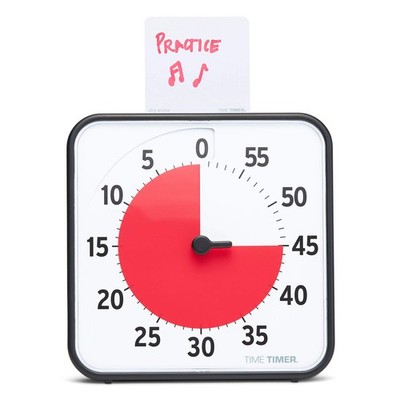 TIME TIMER 8 inch Visual Timer - 60 Minute Desk Countdown Clock with Dry Eras...