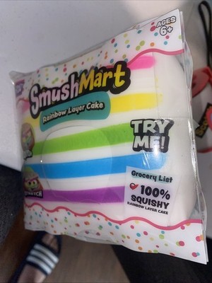 SmushMart Rainbow Layer Cake Squishy RMS Five Below
