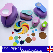 Circle Round Hole Punch DIY Kids Handmade Paper Scrapbooking Cutter 8/16/25mm UK