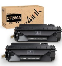 Cool Toner 80A CF280A Toner Cartridge 2 Pack Compatible Replacement for HP 80A