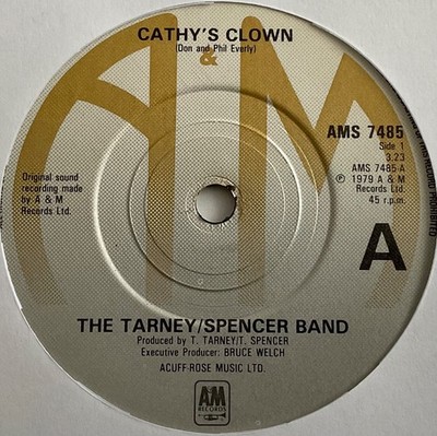 The Tarney/Spencer Band - Cathy s Clown - 7  Vinyl Single