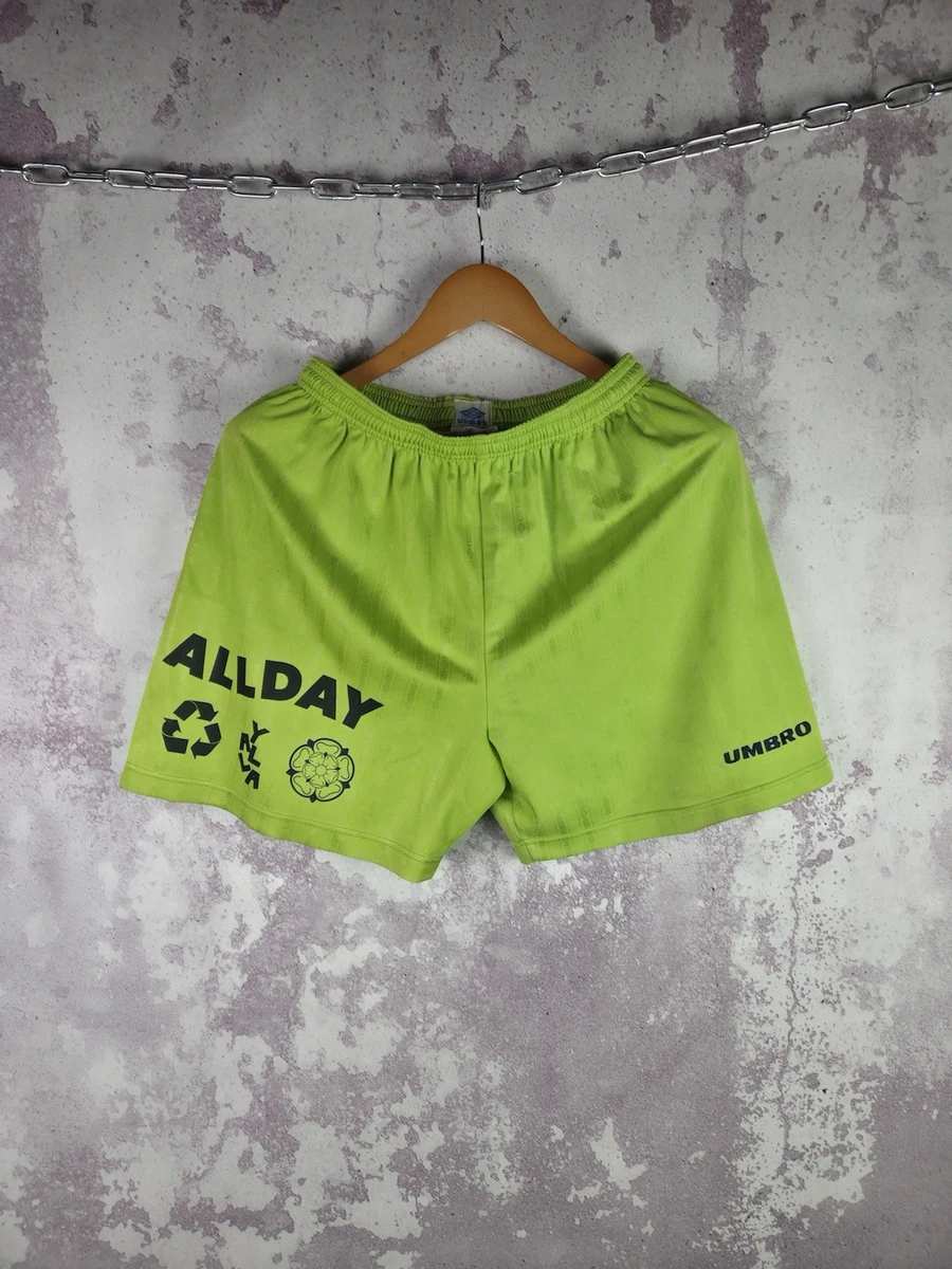 Short De Foot Umbro Vintage - Homme Taille M - Vert - Entraînement - Occasion