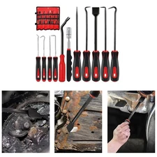 11PCS Pick Hook Set with LED Light and Oil Sealed Tools for Vehicle Repair