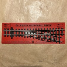 Wrenn 00 Trackwork Universal right hand Point 0054 36” radius Model Railway 