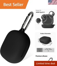Silicone Case for SHOKZ OpenFit 2, Soft Flexible Scratch Resistant Protective...