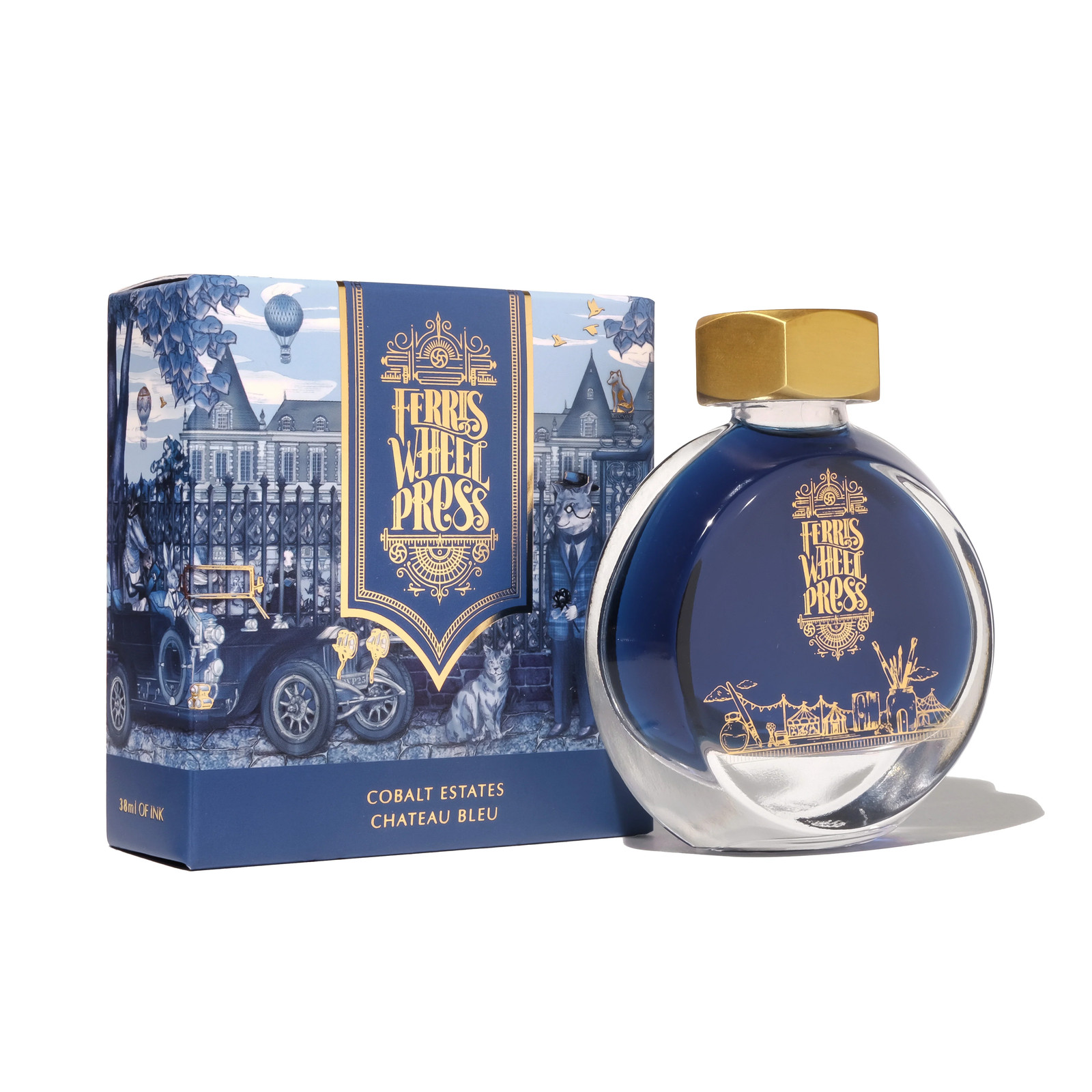 Ferris Wheel Press - Cobalt Estates Chateau Bleu - Fountain Pen Ink