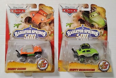 Disney Pixar Cars SANDY DUNES & SHIFTY SIDEWINDER The Radiator Springs 500 Lot