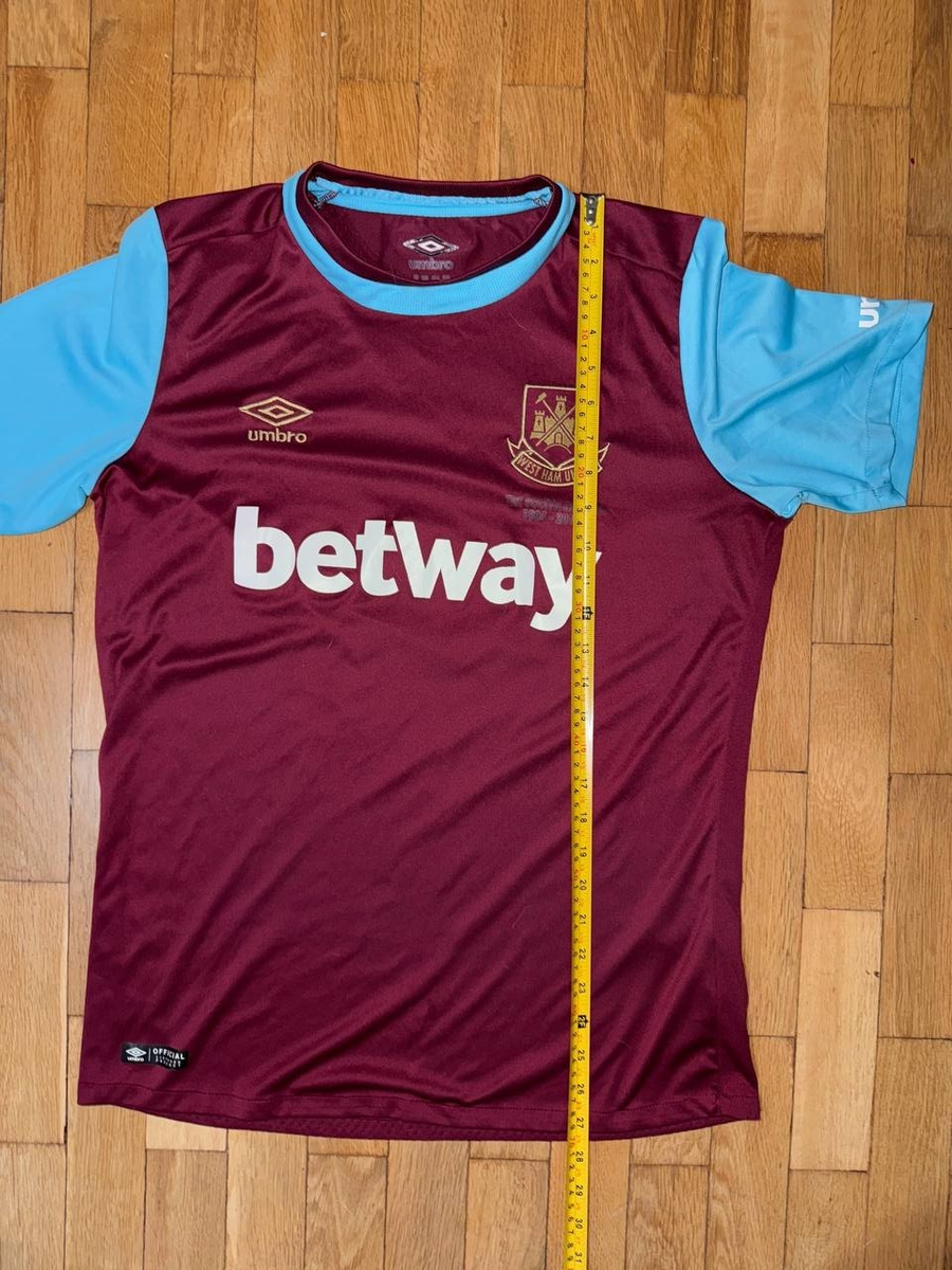 WEST HAM UNITED 2015 2016 HOME FOOTBALL SHIRT SOCCER JERSEY UMBRO