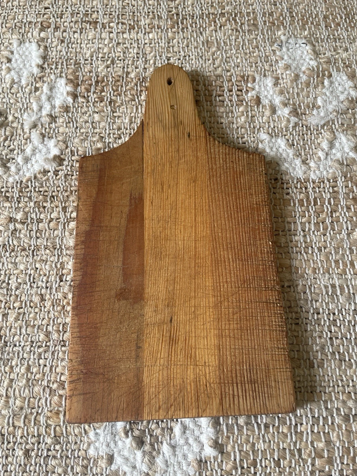 Vintage Primitive European Style Bread Cutting Board