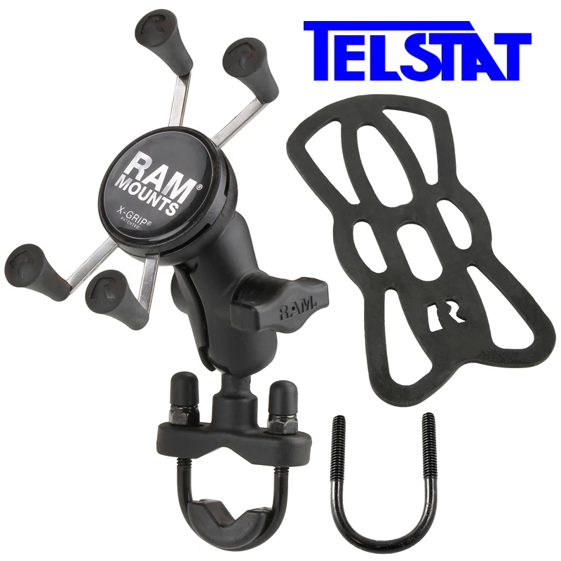 RAM-B-149Z-A-UN7U RAM Universal X-Grip iPhone Samsung Motorcycle Handlebar Mount - Image 2 of 2