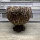 Handcrafted Coconut Drinking Cup Tiki Mug One Of A Kind From Roatan Honduras — photo 1