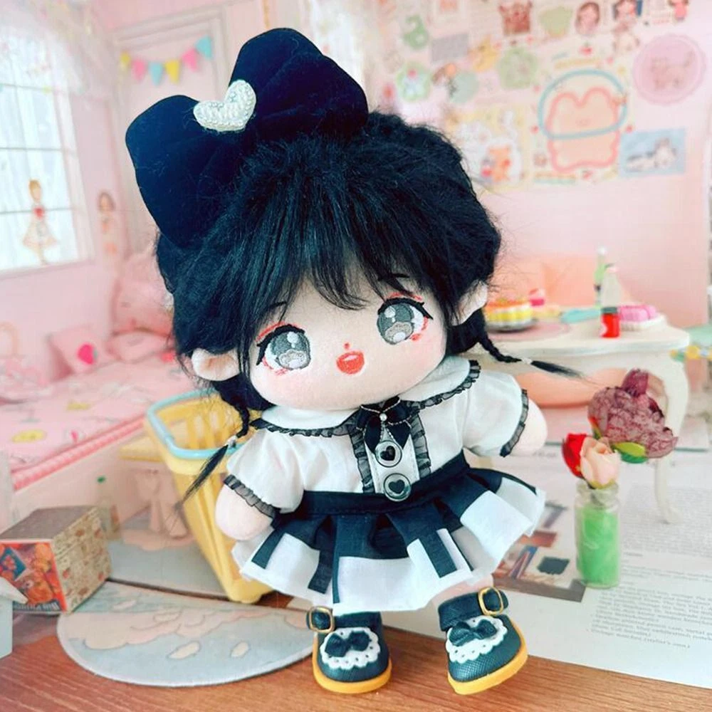 VETEMENTS Peluche bambola copricapo moda bambola vestiti 20 cm accessori bambola fascia carina