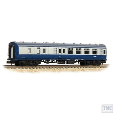 374-188F Graham Farish N Gauge BR Mk1 BSK Brake Second Corridor BR Blue & Grey