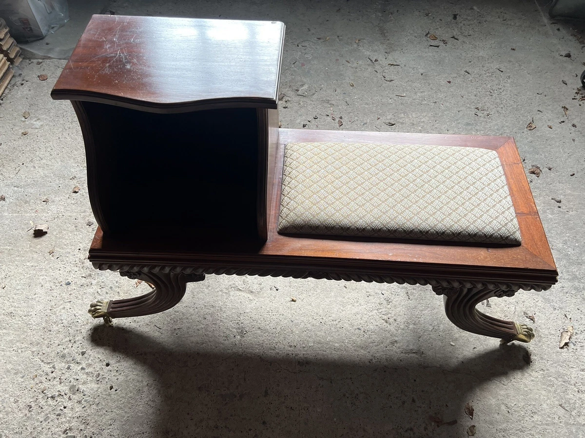 Wooden Telephone Table eBay