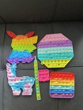 Pop It Fidget Toys Silicone Push Bubble Sensory Stress Relief Game Gift for Kids