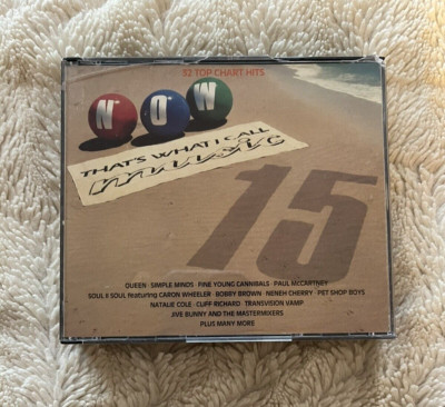 Now That's What I Call Music 15 (1989, CD) Queen Natalie Cole The Cure RARE