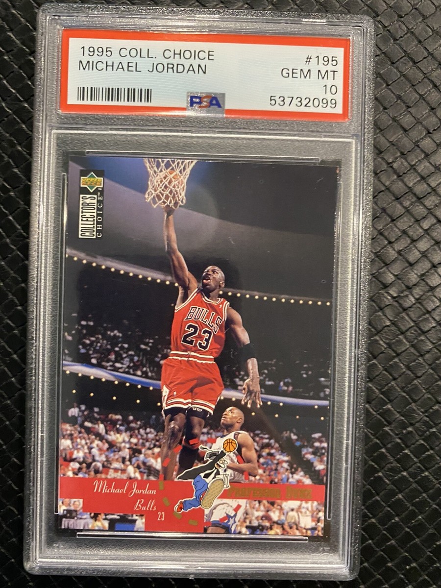 1995 COLLECTORS CHOICE MICHAEL JORDAN PSA 10 #195 | eBay