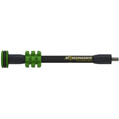@NEW@ B-Stinger 6'' MicroHex Black/Fl. Neon Green Bow Stabilizer! bee MHX06GR
