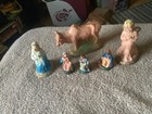 6 VINTAGE MACHIE  NATIVITY FIGURES — photo 1