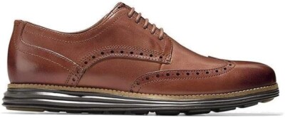 Cole Haan Men\'s Grand Shortwing Oxford Woodbury Java C26472 US 11.5 W Cole Haan ØriginalGrand Wingtip Oxford C26472-Woodbury/Java  main image 3