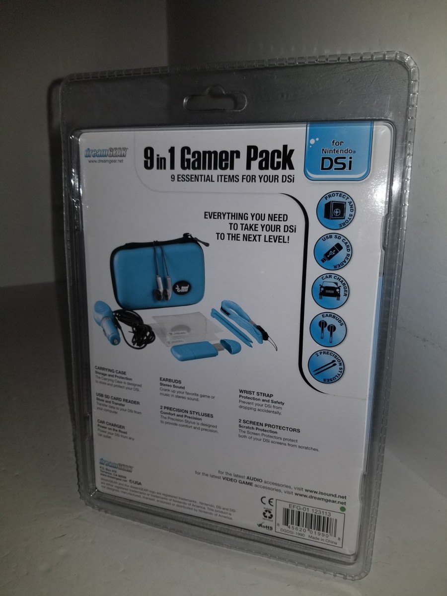 dreamGEAR 9-in-1 Gamer Pack Cable/Screen/Case/Screen Protector for