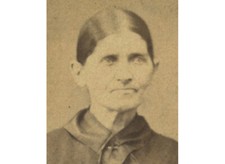 CIVIL WAR ERA LADY PHOTO W/ STAMP