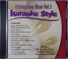 Celebrating Mom Volume 1 Christian Karaoke Style NEW CD G Daywind 6 Songs