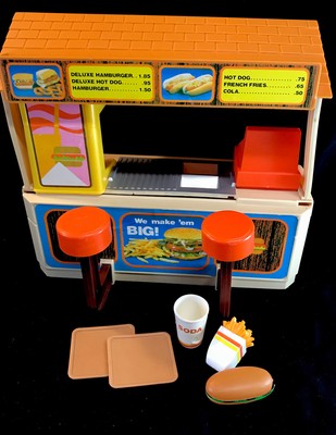 barbie hamburger stand