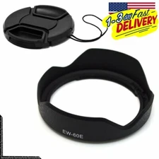 (EW-60E+Lens Cap) Lens Hood for CANON EF-M 11-22mm f/4-5.6 IS STM