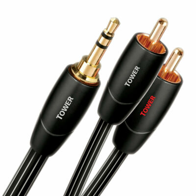 AudioQuest Tower Interconnect 3.5MM to RCA Cable 1.0 Meter