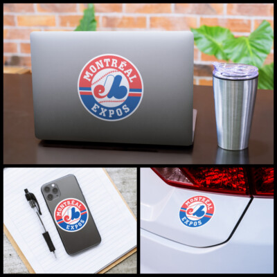 2004 Montreal Expos Last Season Logo Vinyl Sticker Auto Decal New