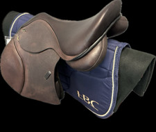 HBC-Springsattel RONDA, Mittlere Kammerweite, Leder Wet Chocolate