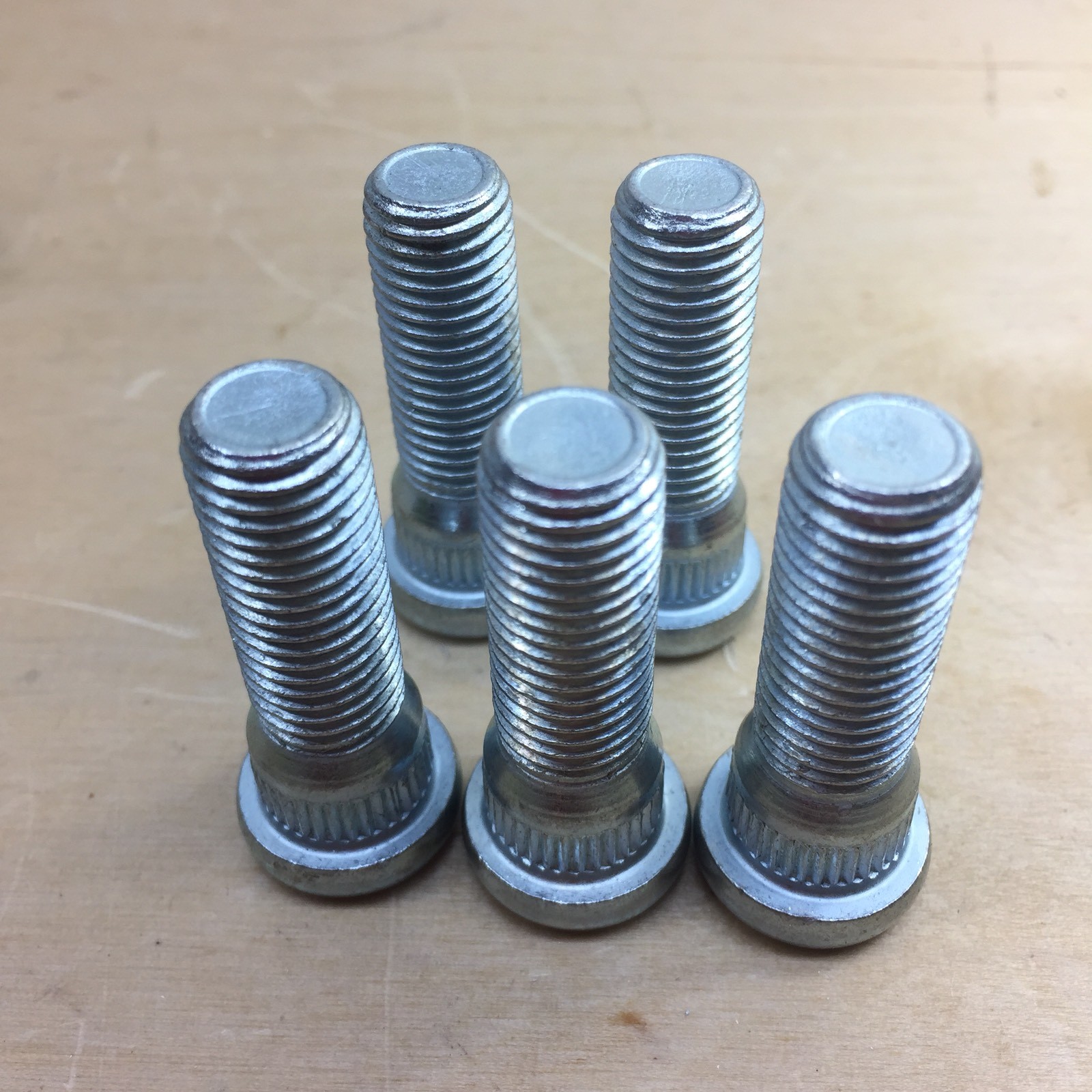 Bx/5 NAPA 6411286 Wheel Studs M121.50 Serrated 14.20mm Knurl 40mm
