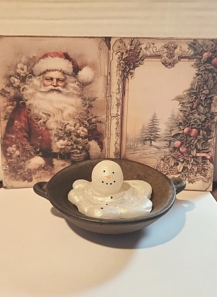 Muñeco de nieve cera se derrite muñeco de nieve snickerdoodle aroma 2 cera se derrite Foto 2 de 2