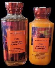 Bath Body Works FIJI Sunshine Guava-Tini Body Wash And Body Lotion