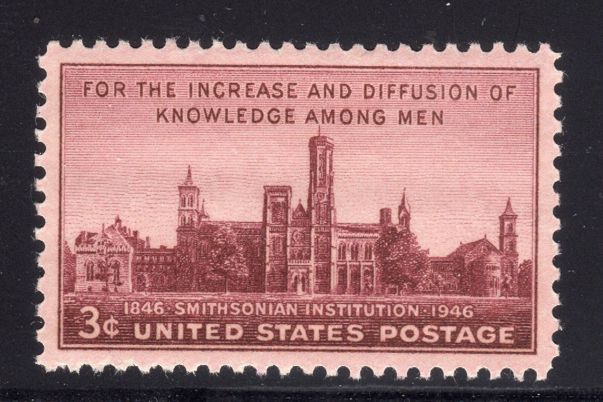 US STAMP #943 --- 3c SMITHSONIAN - XF-SUPERB - MINT - GRADED 95 | eBay