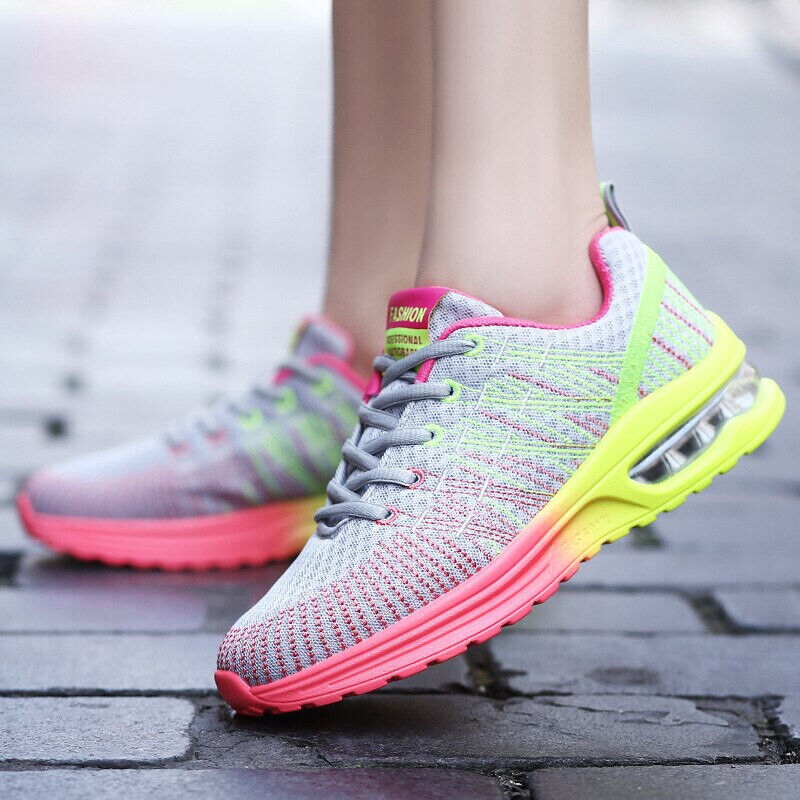 Women Shoes Running Shoes For Women Outdoor Elastic Jogging Sneakers ...