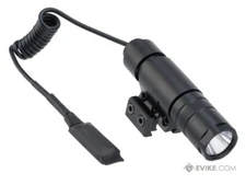 AIM Sports Metal LED 400 Lumen Flashlight with Switch and Mount