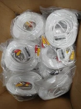 Brand new Lot  of  16- Security Camera CCTV Video DC Power Cable BNC, 60 ft