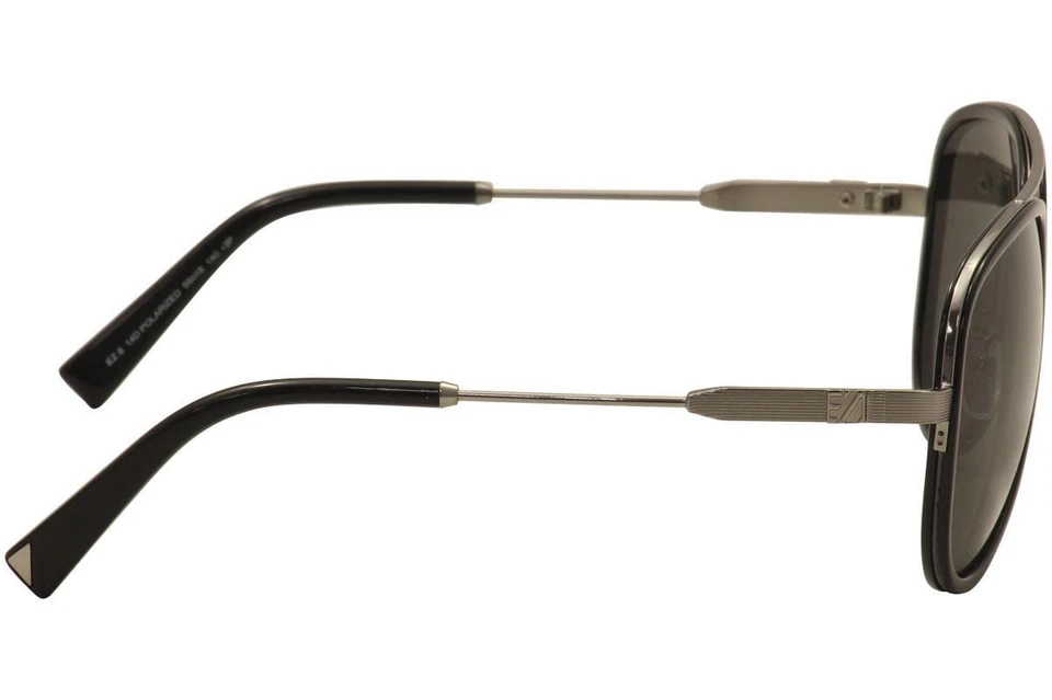 Gafas de sol Ermenegildo Zegna EZ0008 14D negras polarizadas aviador marco 59-18-140 Foto 3 de 3