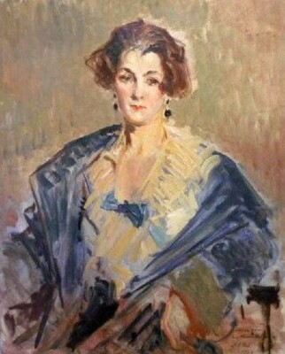 Oil painting Study-for-the-Portrait-of-Charlotte-Jacques-Emile-Blanche-Oil-Paint