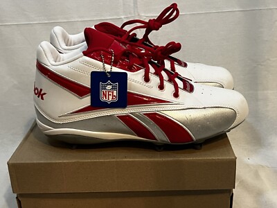 Reebok NFL Equipment FGT Cleats Mens Red Football Sz NWT