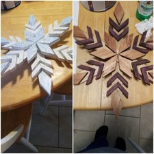 Hand Made Hand Painted Snowflake