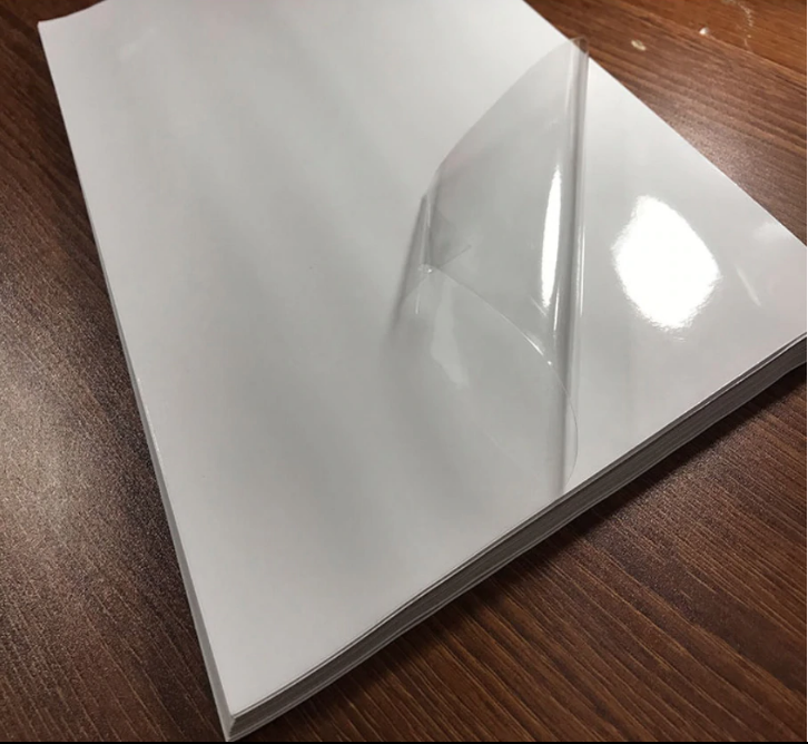 ADERTOS 30 Fogli Vinile Adesivo Stapabile A4 Carta Vinile Stapabile Carta Per Stapanti A - Foto 12