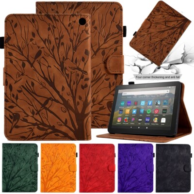 Fr Amazon Fire HD 7 8 10 Plus 2023-2015 Tablet Kindle Leather Stand Case Cover+