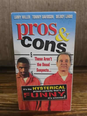 #ad Pros amp; Cons 2001 VHS Rare $11.99