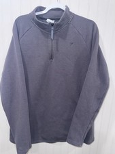 Gymshark Men's L Rest Day 1/4 Zip Up Onyx Grey Pullover Sweatshirt